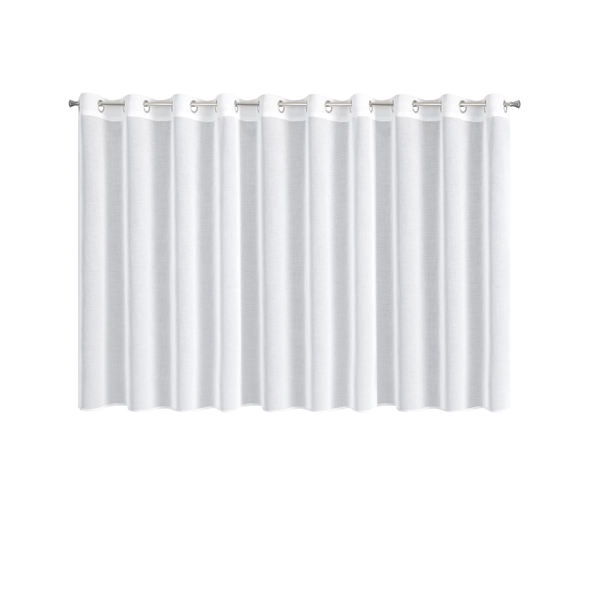 Záclona LANA na krúžkoch 350x150cm biela 350x150