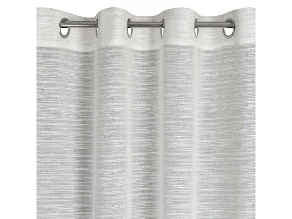 Záclona ARIA na krúžkoch béžová 140x250 cm 140x250