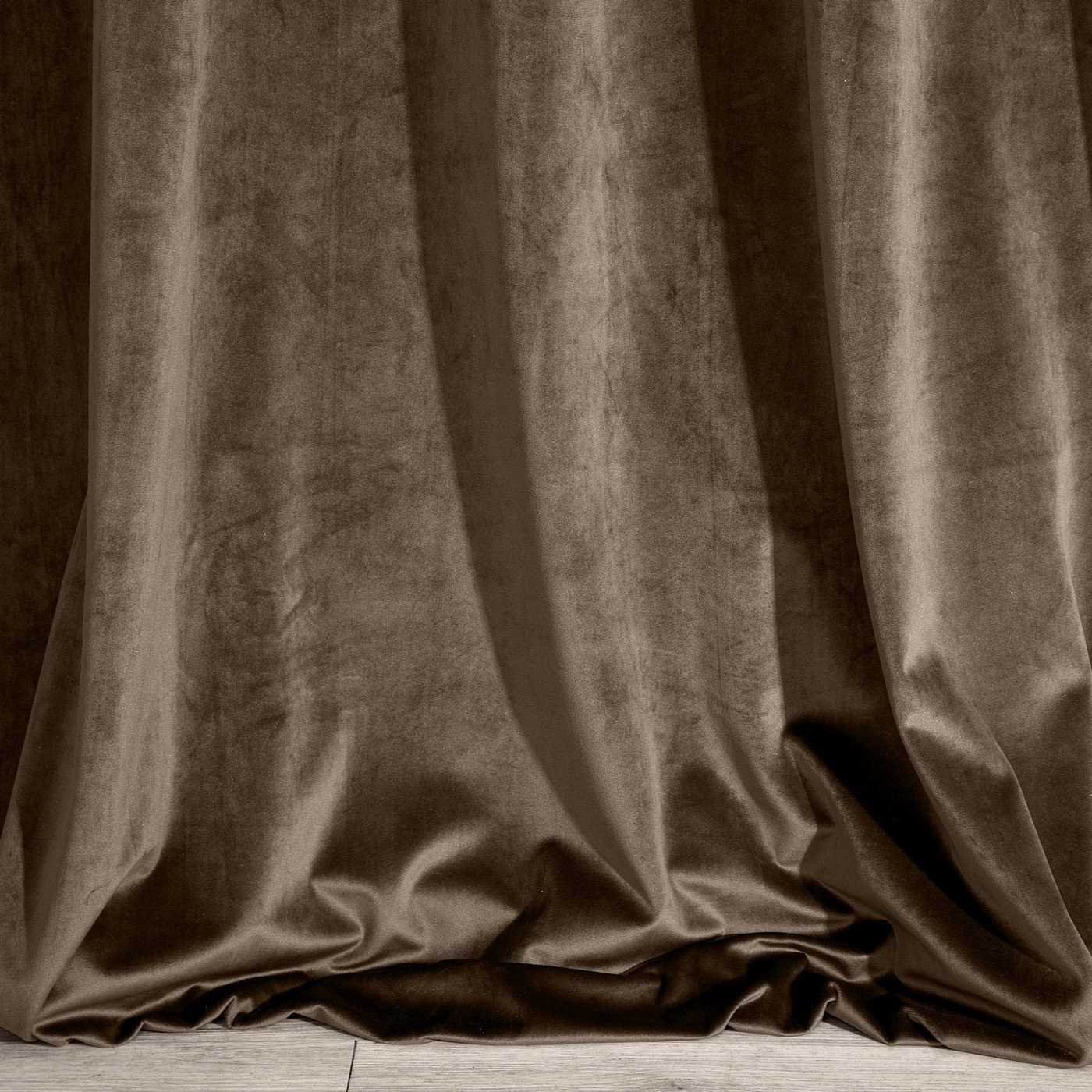 Záves RIA na krúžkoch hnedý 140x250cm 140x250