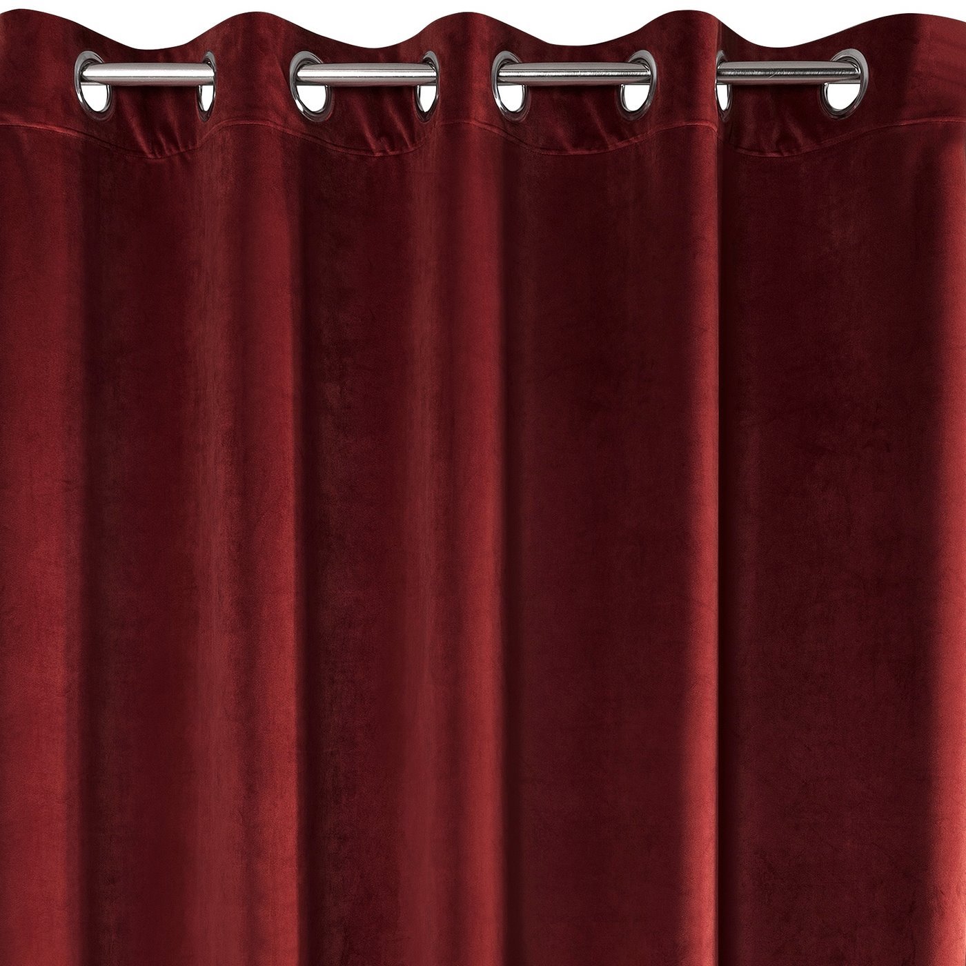 Záves RIA na krúžkoch bordový 140x250cm 140x250