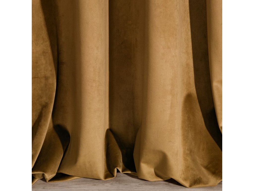 Záves RIA na páske medový 140x270cm 140x270