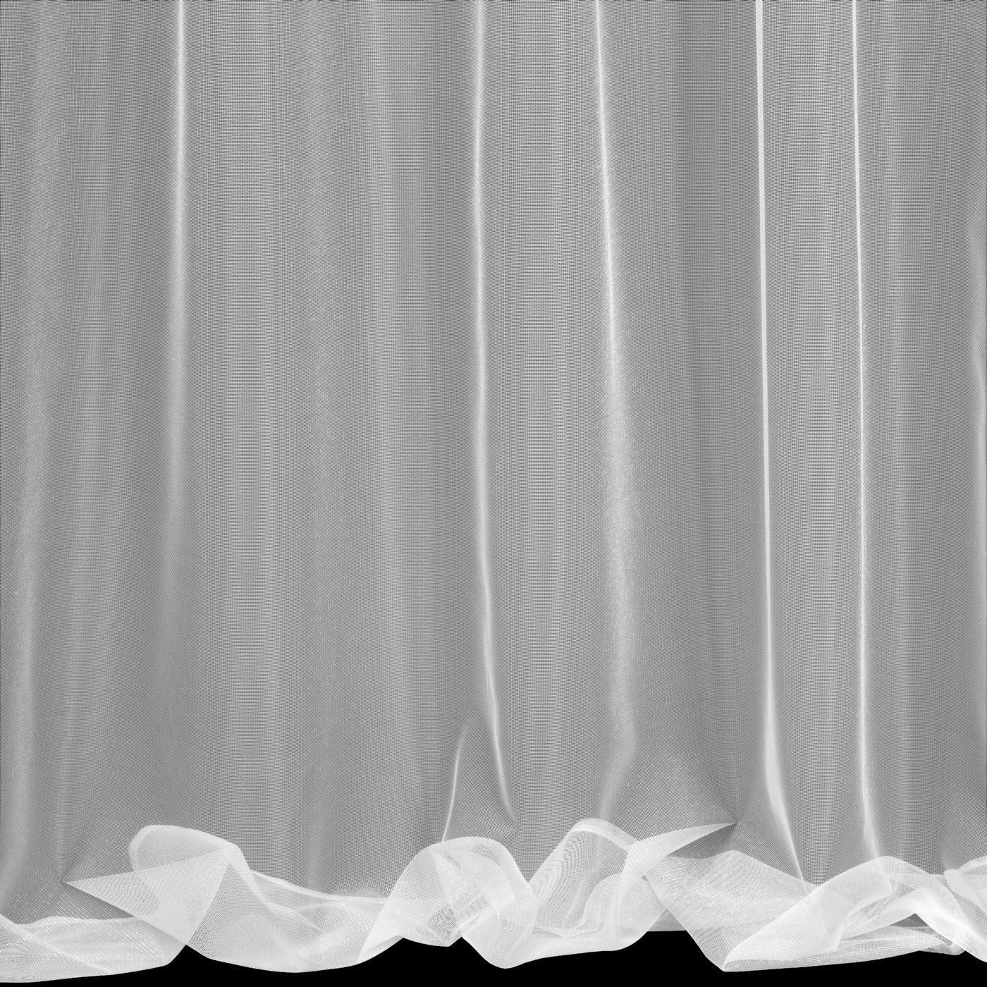 Záclona TONIA na flex páske biela 140x300 cm 140x300