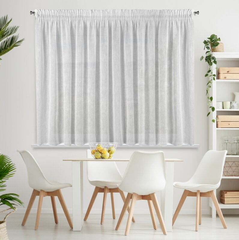 Záclona CARLA na páske biela 300x145cm 300x145