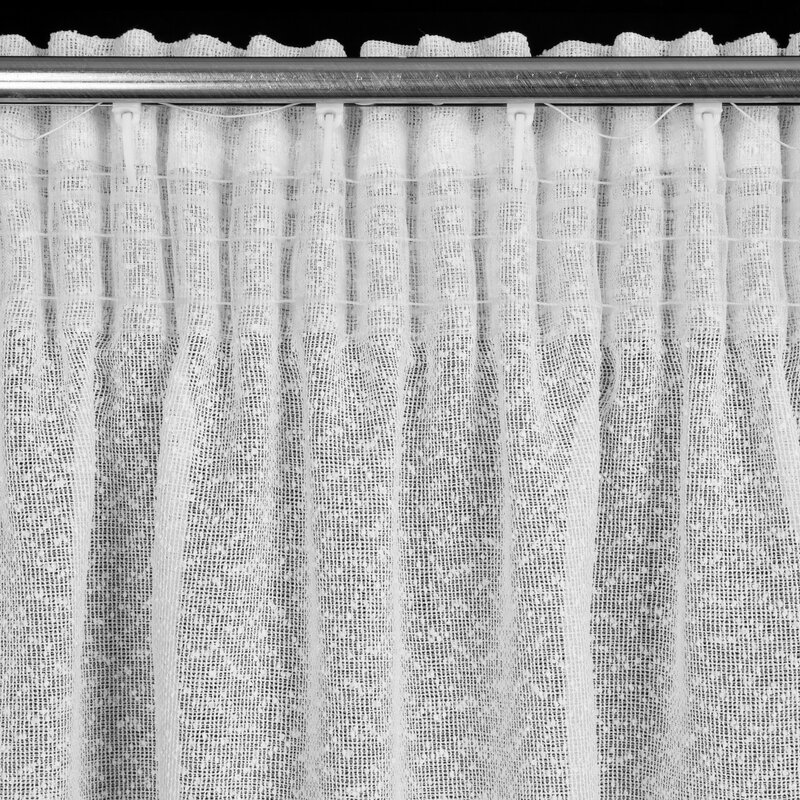Záclona RAIN na páske biela 140x270cm 140x270