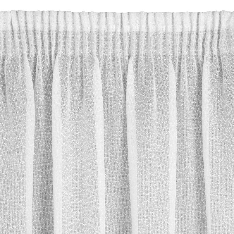 Záclona RAIN na páske biela 140x270cm 140x270
