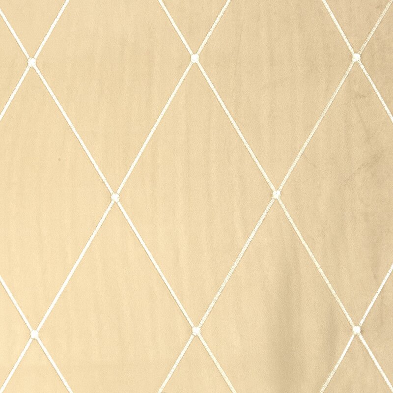 Záves PIERRE CARDIN MARGO na krúžkoch béžový/zlatý 140x250cm 140x250