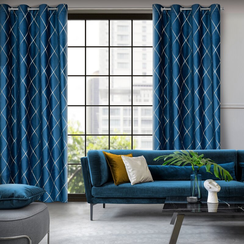 Záves PIERRE CARDIN MARGO na krúžkoch granátový/zlatý 140x250cm 140x250