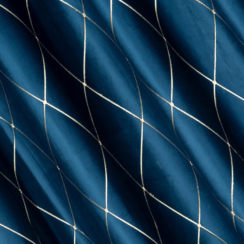 Záves PIERRE CARDIN MARGO na krúžkoch granátový/zlatý 140x250cm 140x250