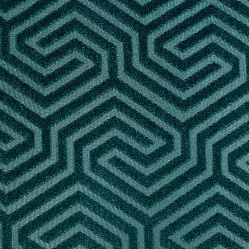 Záves PIERRE CARDIN INGA na krúžkoch tyrkysový 140x250cm 140x250