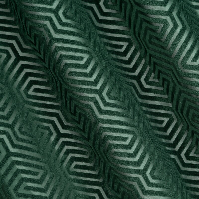 Záves PIERRE CARDIN INGA na krúžkoch tmavozelený 140x250cm 140x250
