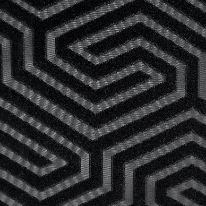 Záves PIERRE CARDIN INGA na krúžkoch čierny 140x250cm 140x250