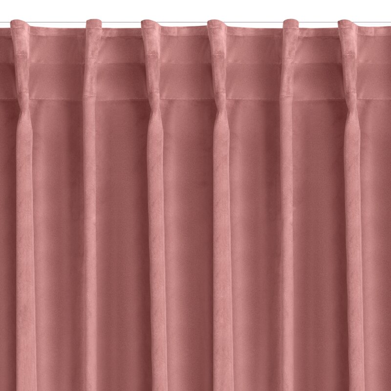 Záves MADLEN na flex páske staroružový 140x300cm 140x300
