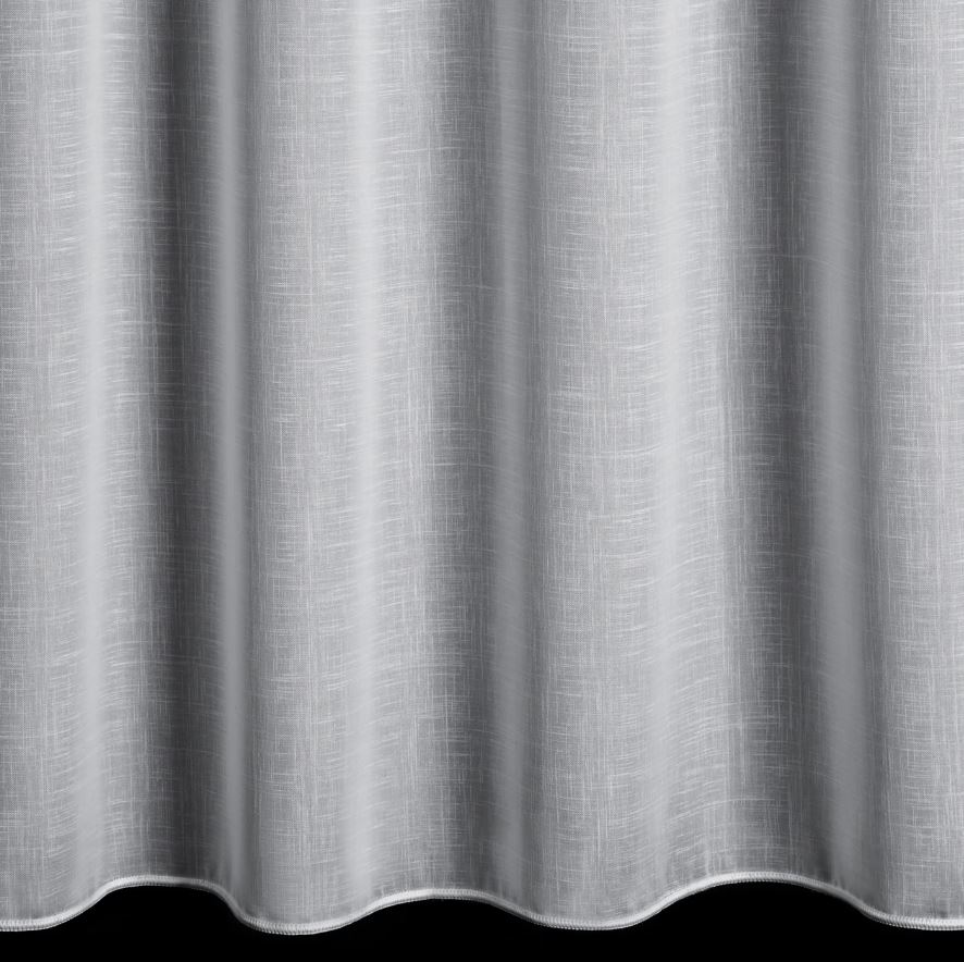 Záclona metráž LINEN biela, 300cm 300