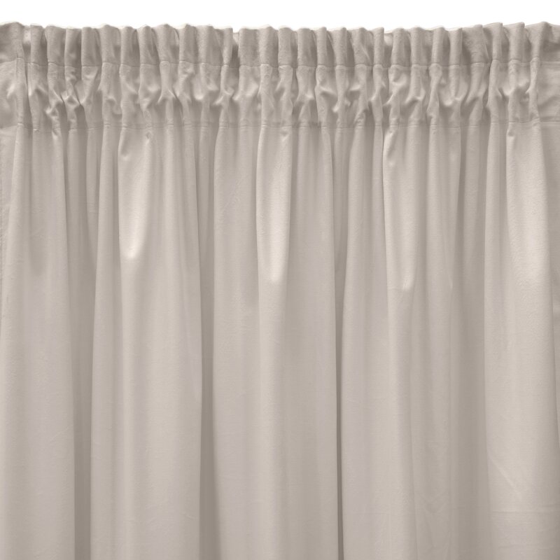 Záves PIERRE CARDIN SIBEL na páske béžový 140x270cm 140x270