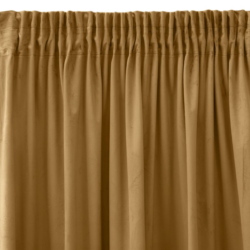 Záves PIERRE CARDIN SIBEL na páske medový 140x270cm 140x270