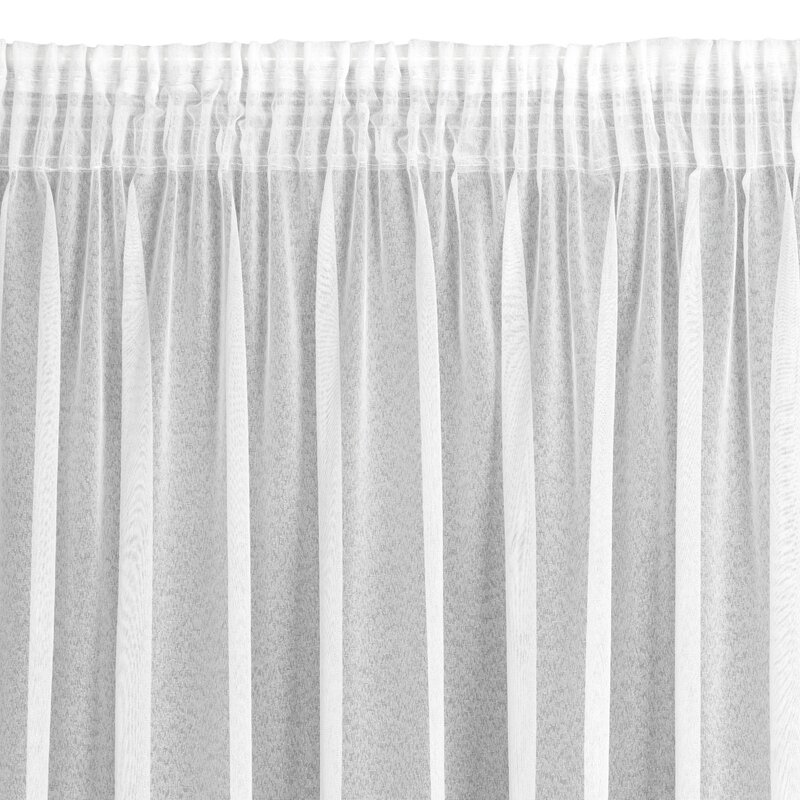 Záclona TAMINA na páske biela 140x270cm 140x270