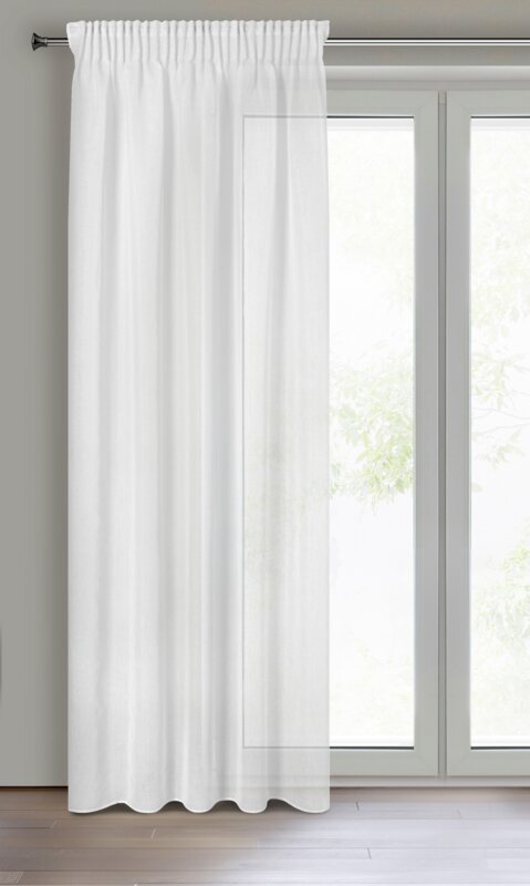 Záclona MARGO na páske biela 300x270cm 300x270