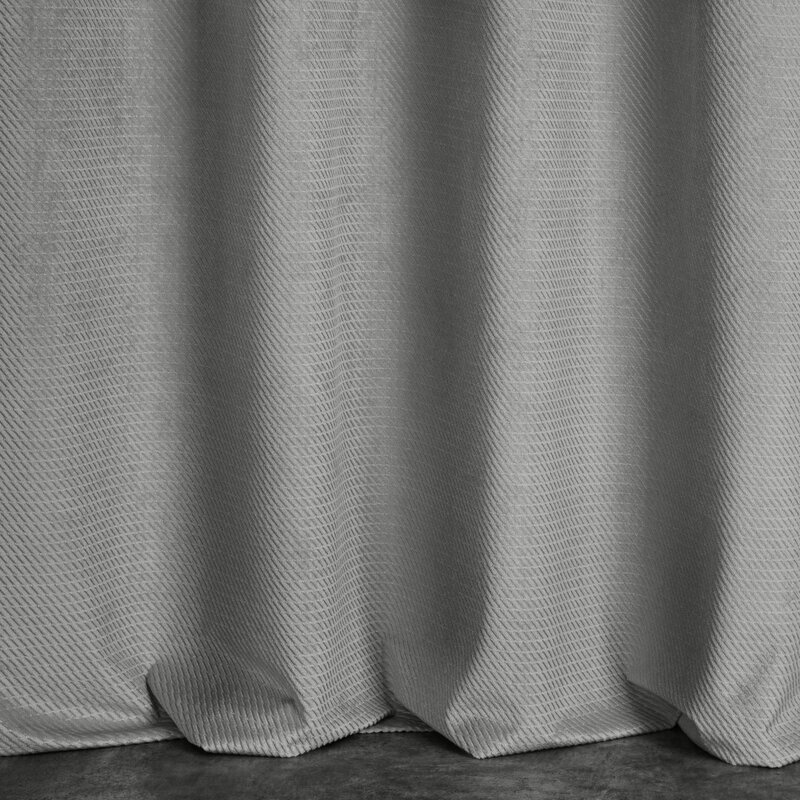 Záves ELIZA na krúžkoch sivý 140x250cm 140x250