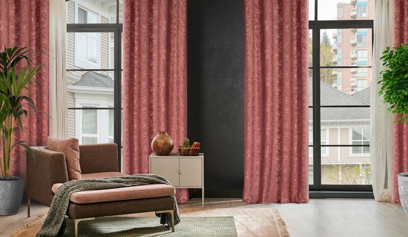 Záves OCTAVIA na krúžkoch staroružový 140x250cm 140x250