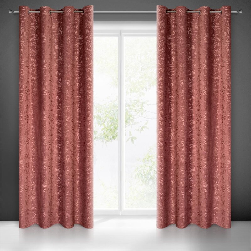 Záves OCTAVIA na krúžkoch staroružový 140x250cm 140x250