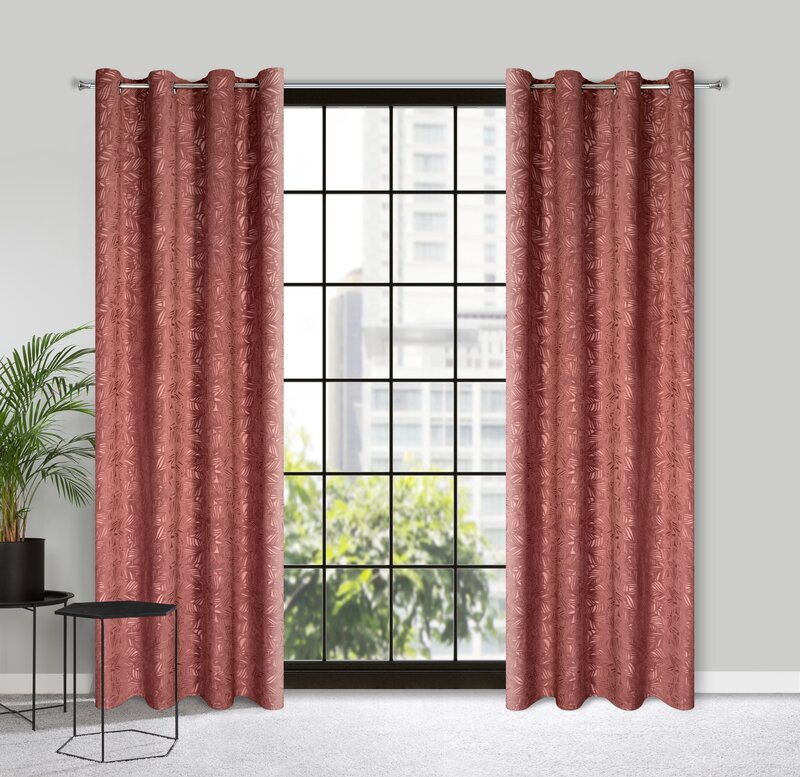 Záves OCTAVIA na krúžkoch staroružový 140x250cm 140x250