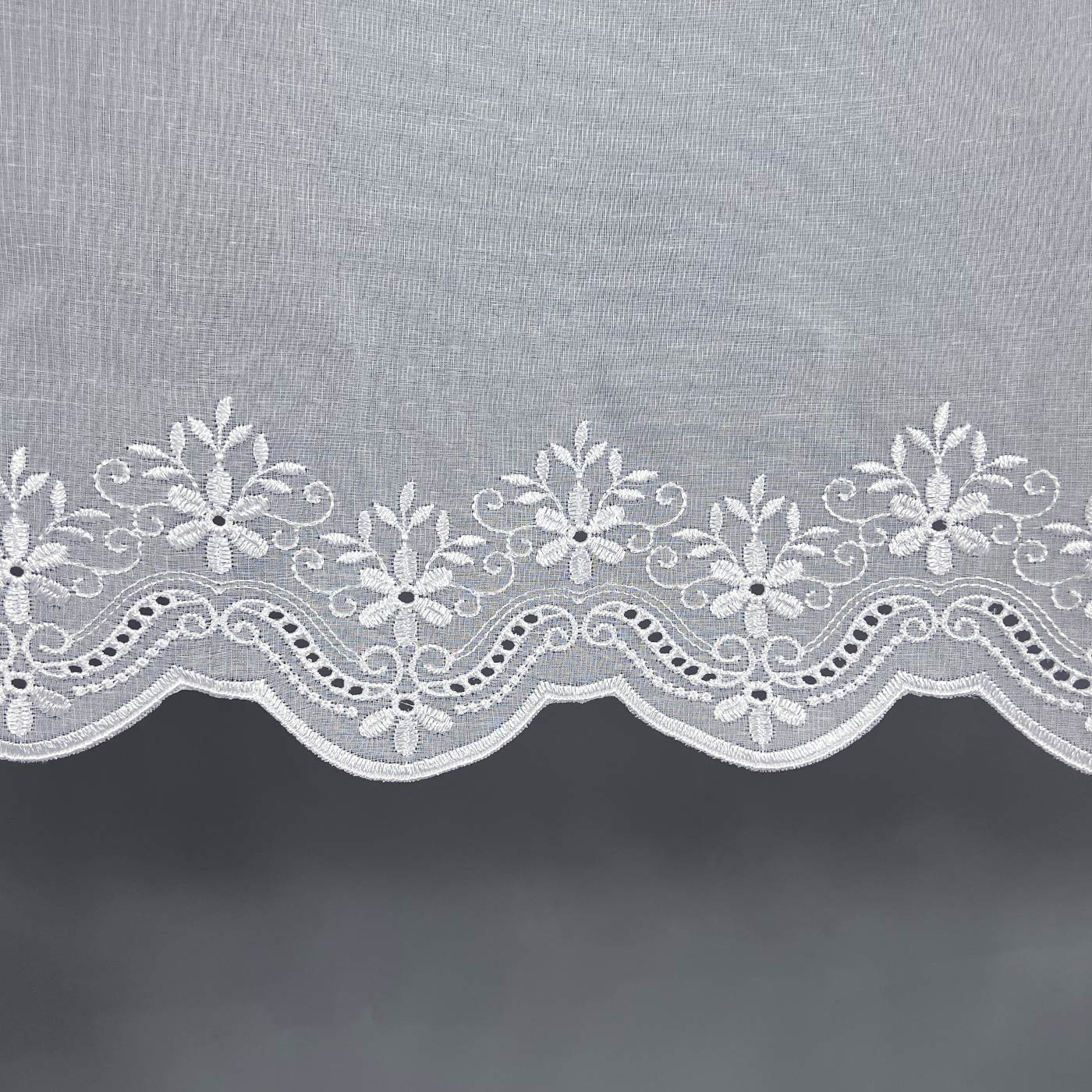 Záclona metráž 18182/1 briliant biela, 180cm 180