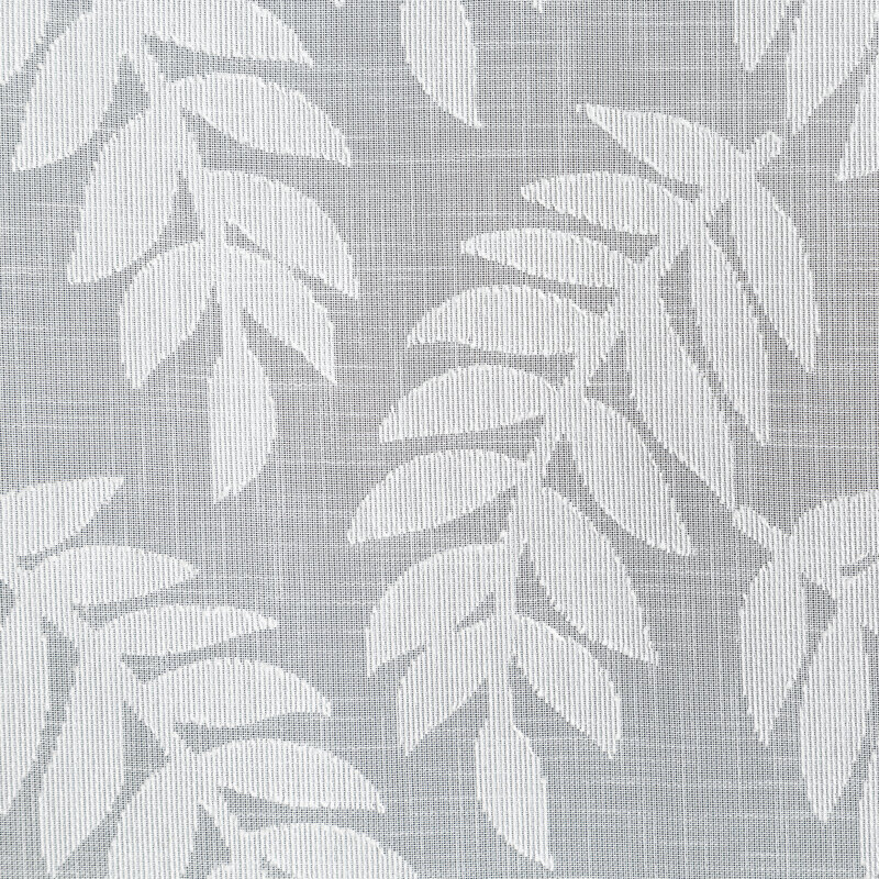 Záclona ANET na krúžkoch biela so vzorom listov 140x250cm 140x250