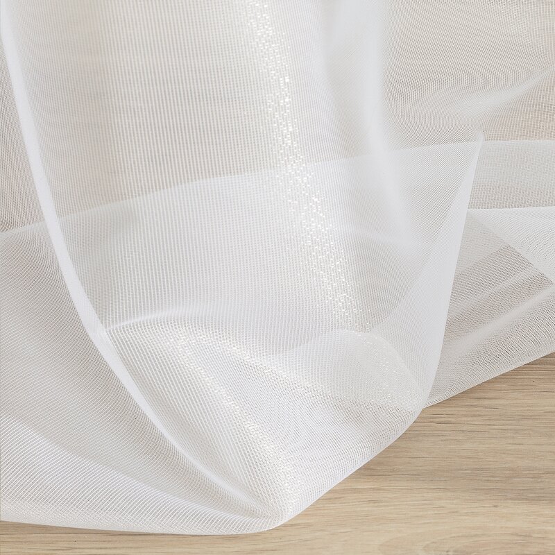 Záclona ESEL na krúžkoch biela 350x150cm 350x150