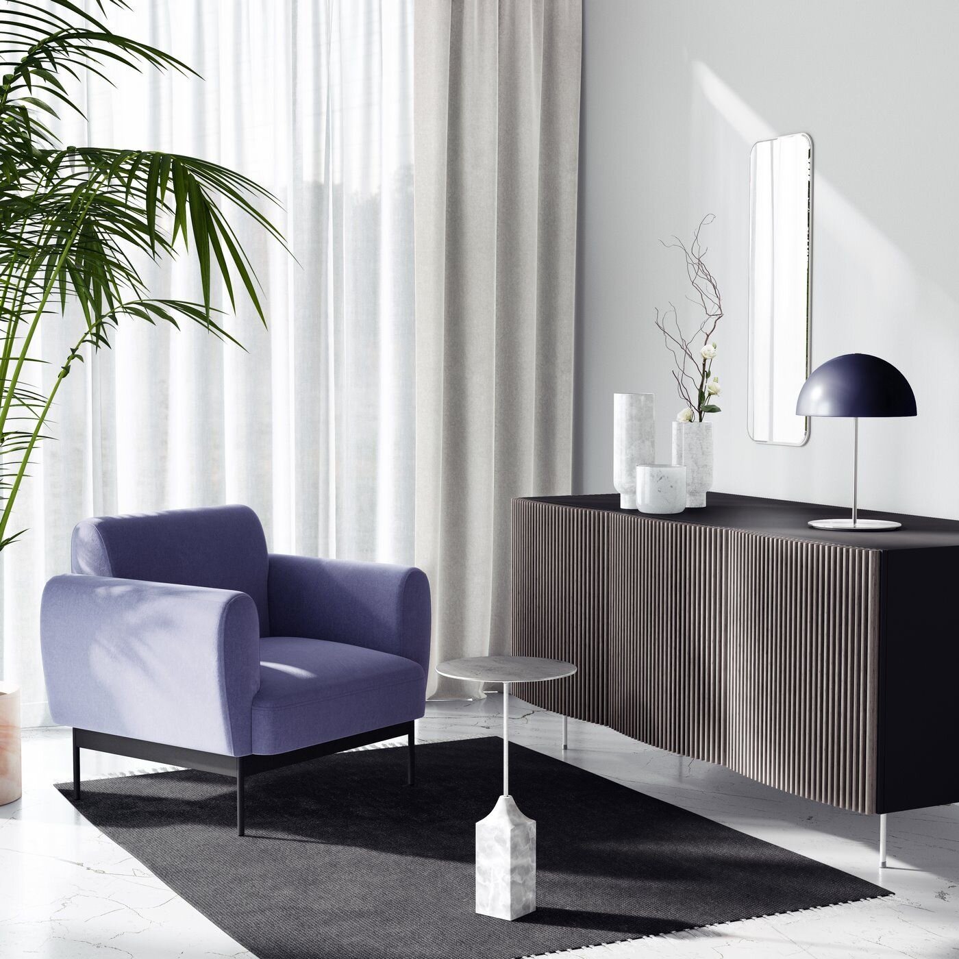 Záves STYLE NATU prírodný biely, 280cm 280