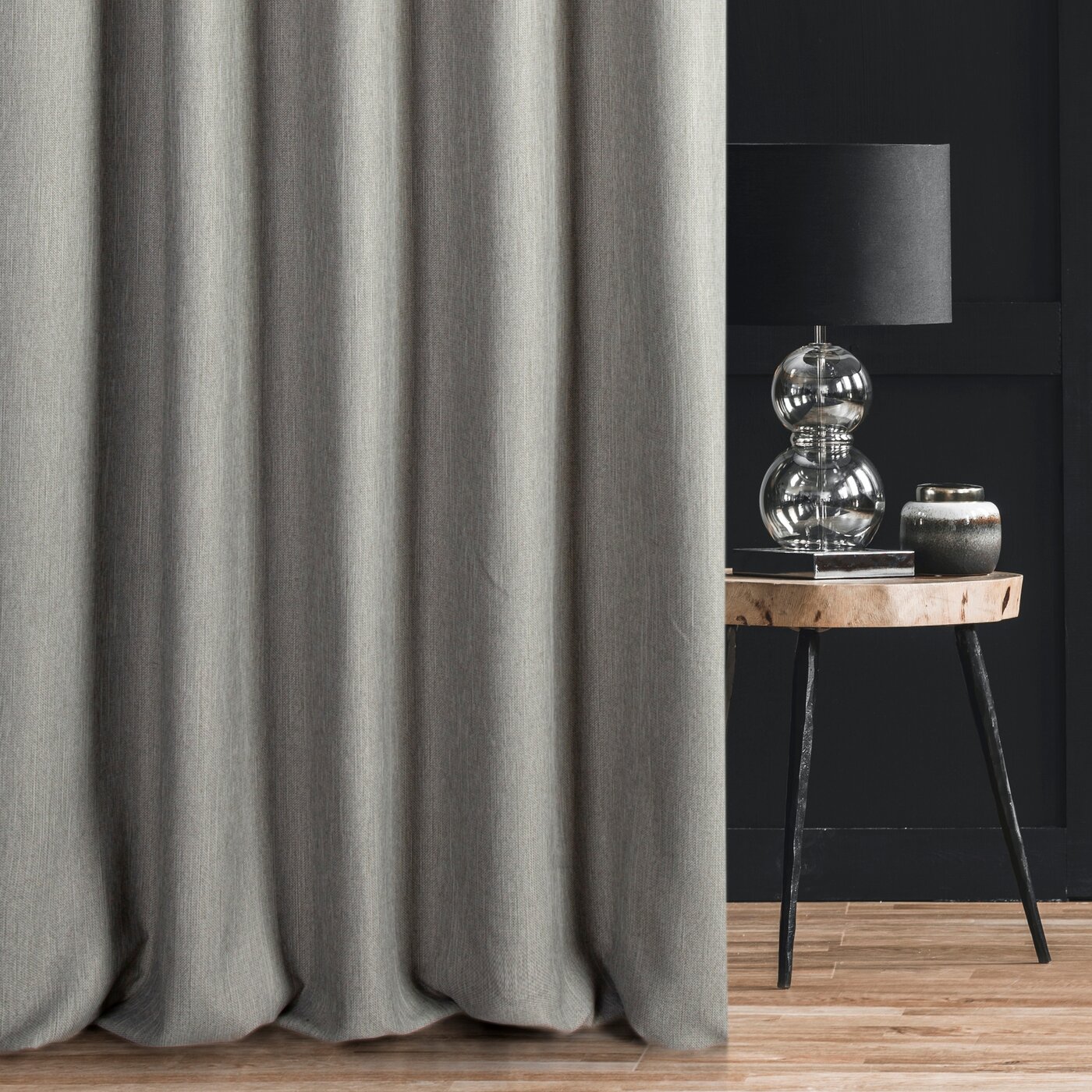 Záves STYLE POPI popolavý, 280cm 280