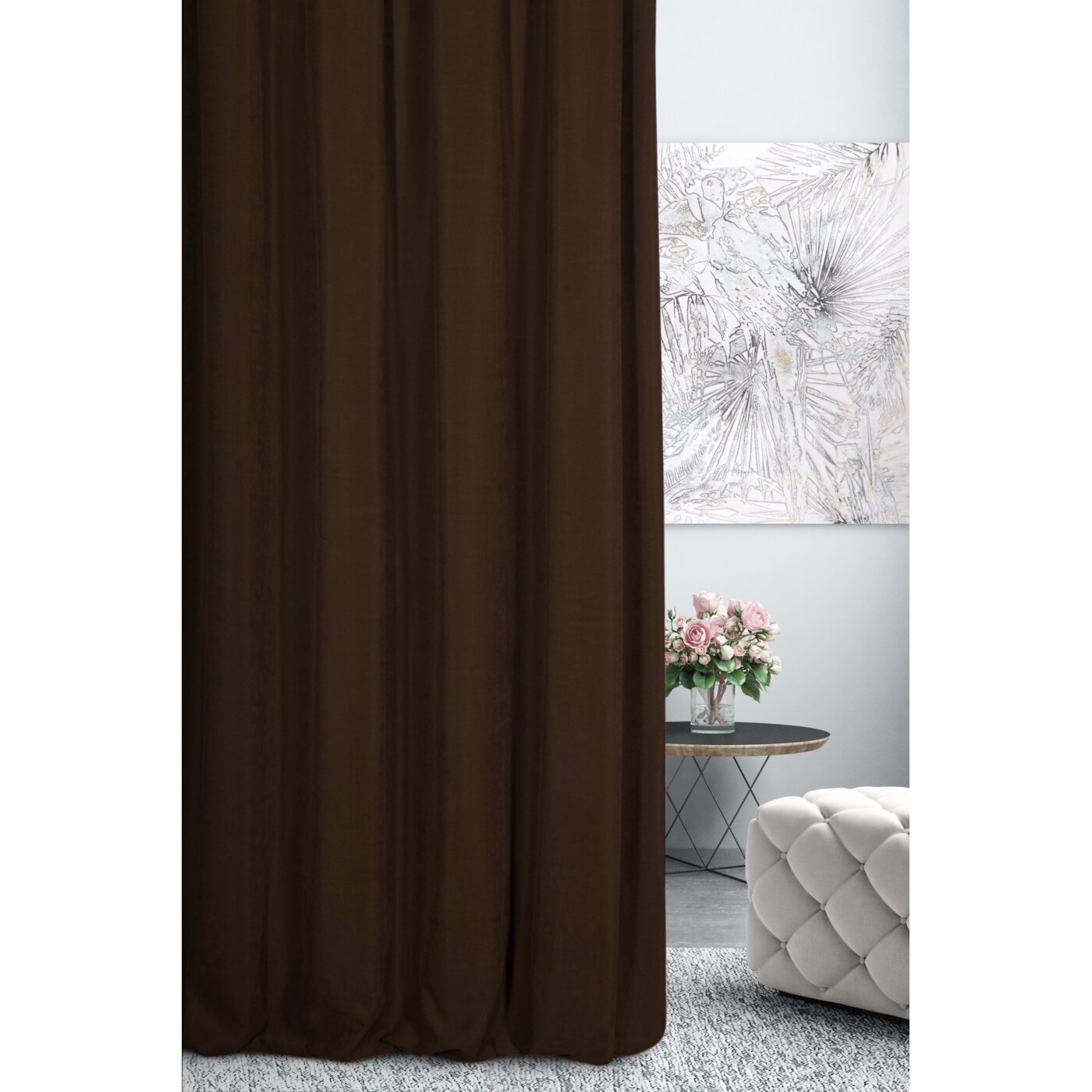 Záves 1403 čokoládový, 300cm 300