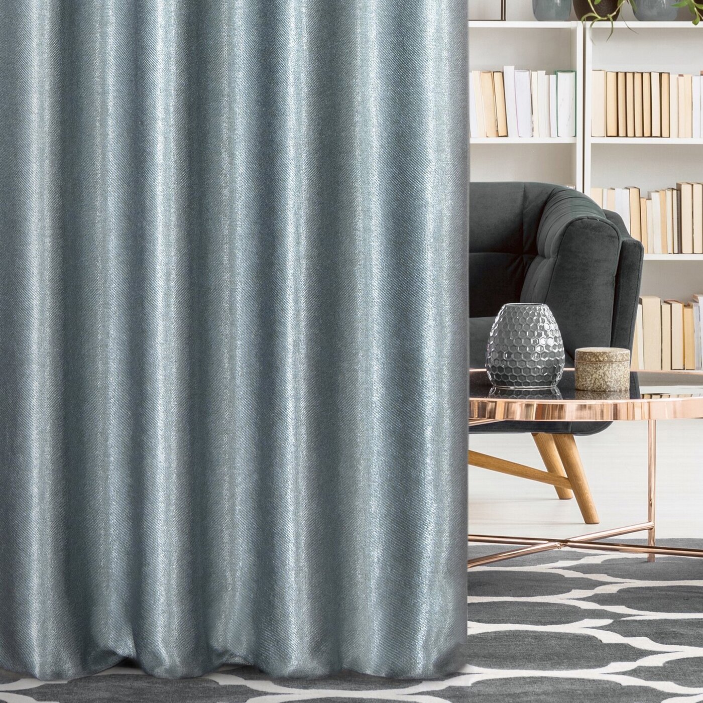 Záves PREMIUM P239/5 denimový, 280cm 280
