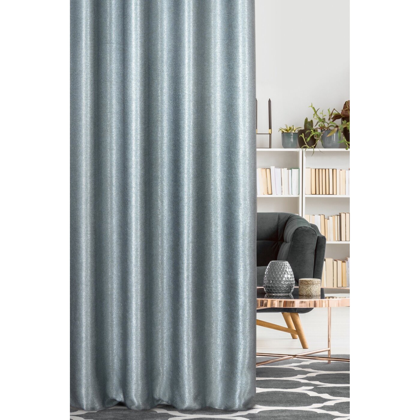 Záves PREMIUM P239/5 denimový, 280cm 280