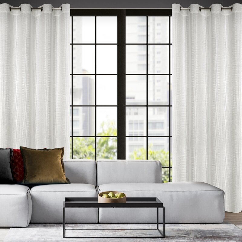Záves MADISON na krúžkoch biely 140x250cm 140x250