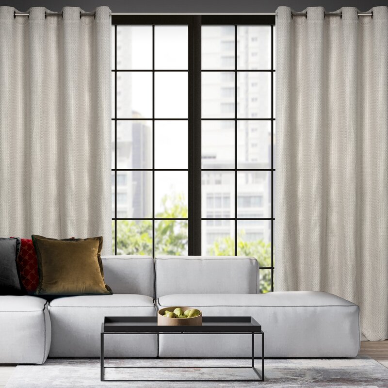Záves MADISON na krúžkoch sivý 140x250cm 140x250