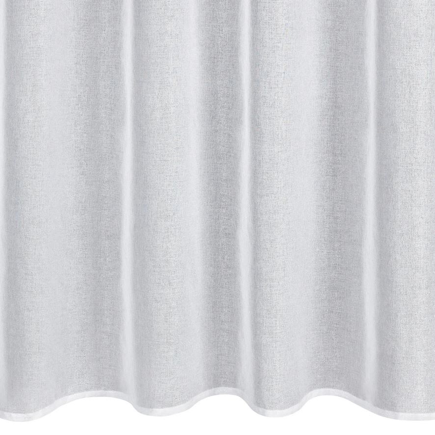 Záclona LENA na krúžkoch biela/strieborná 350x250cm 350x250