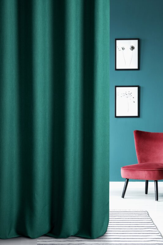 Záves STYLE ZIEL tmavozelený, 280cm 280