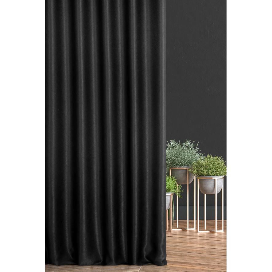 Záves PREMIUM P239/12 čierny, 280cm 280