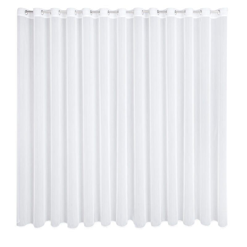 Záclona MIREA na krúžkoch biela s lesklou niťou 350x260cm 350x260