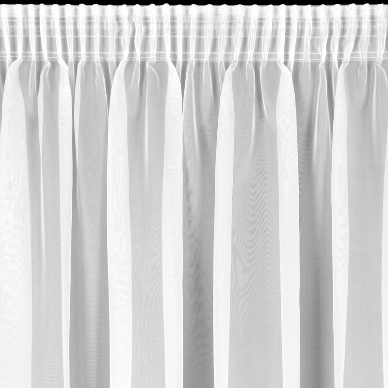 Záclona LUCY na páske biela 350x150cm 350x150