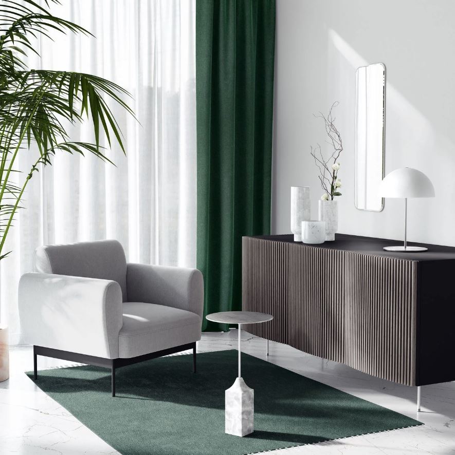 Záves ROYAL CALIFORNIA  L129/11 tmavozelený, 300cm 300