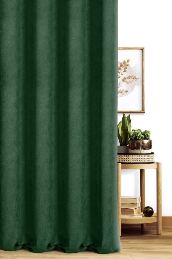 Záves ROYAL CALIFORNIA  L129/11 tmavozelený, 300cm 300