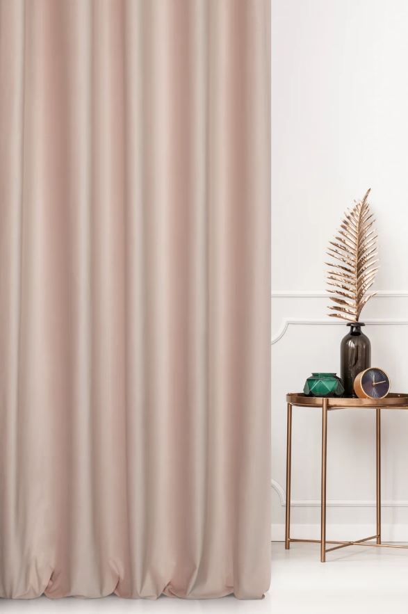 Záves PREMIUM VELVET P277/7 svetloružový, 280cm 280
