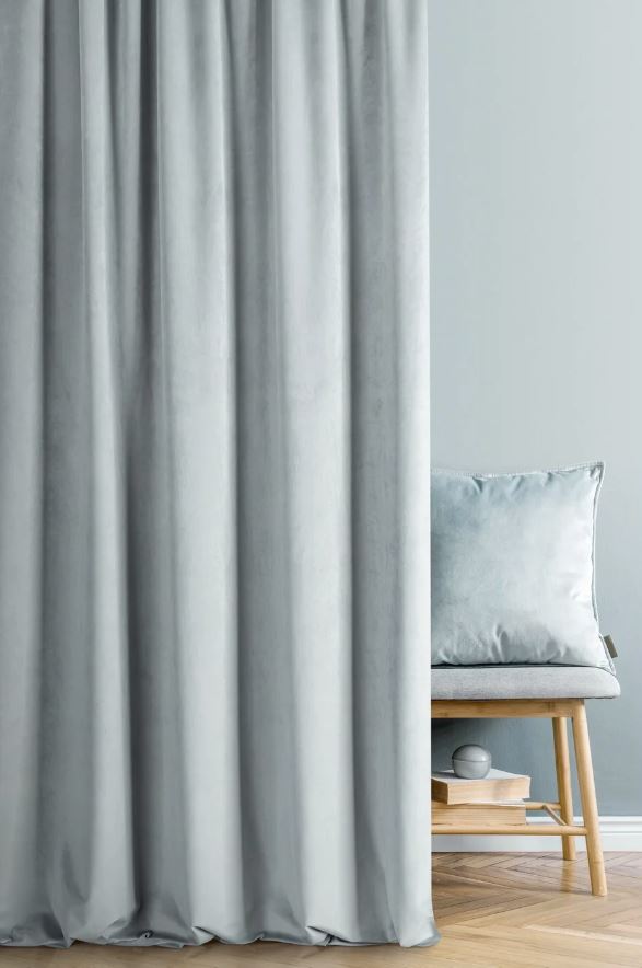 Záves PREMIUM VELVET P277/10 strieborný, 280cm 280