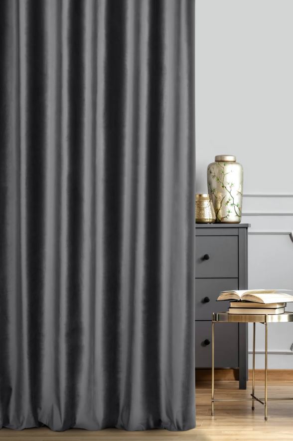 Záves PREMIUM VELVET P277/21 popolavý, 280cm 280