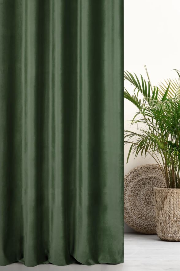 Záves PREMIUM VELVET P277/31 tmavý olivový, 280cm 280
