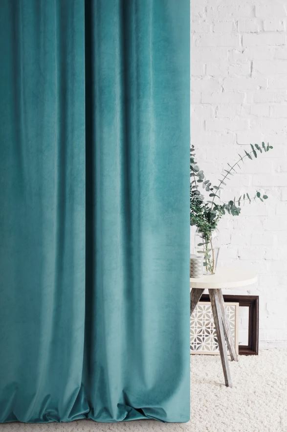 Záves PREMIUM VELVET P277/38 tyrkysový, 280cm 280
