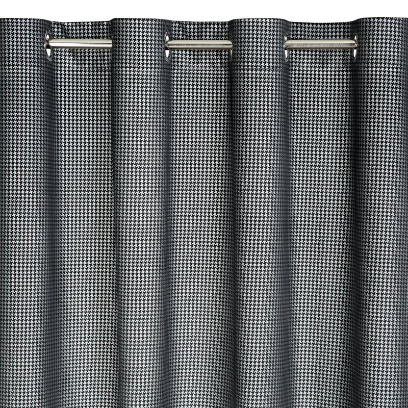 Záves DARCY na krúžkoch čierny 140x250cm 140x250