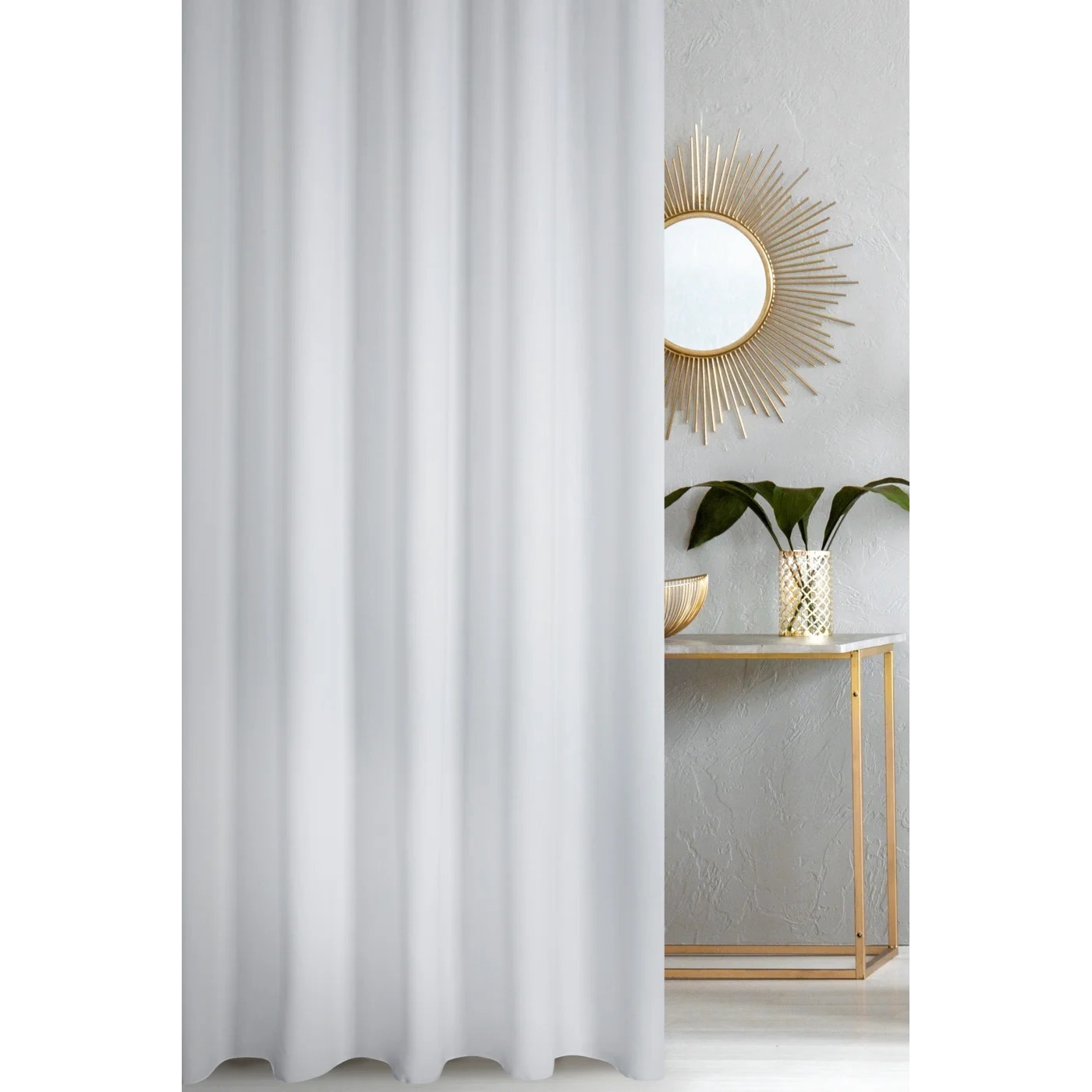 Záclona metráž BAMBOO biela s antibakteriálnou úpravou, 300cm 300