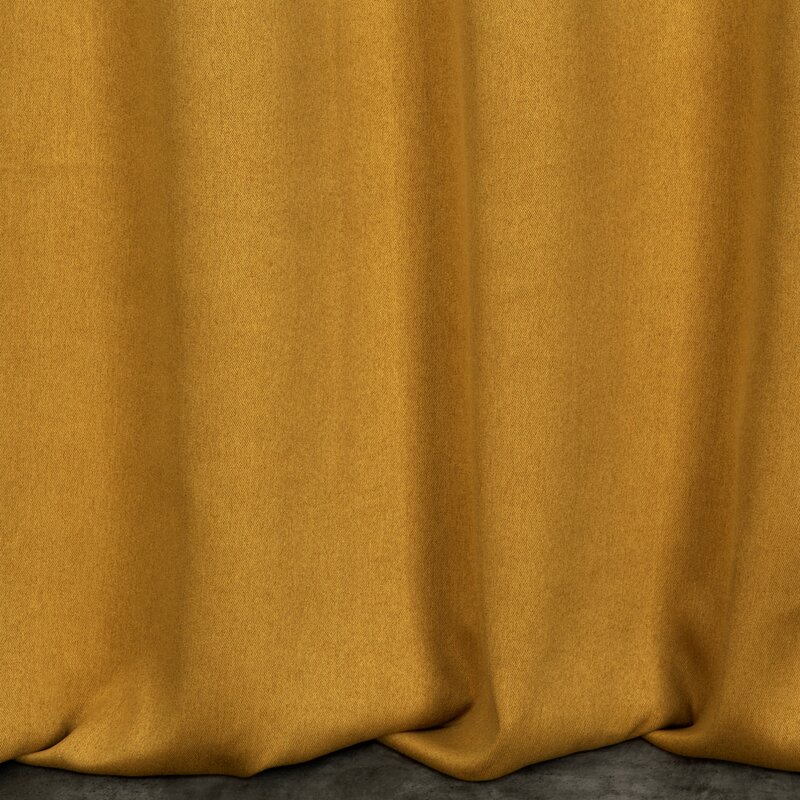 Zatemňovací záves CARLO na krúžkoch 135x250cm medový 135x250